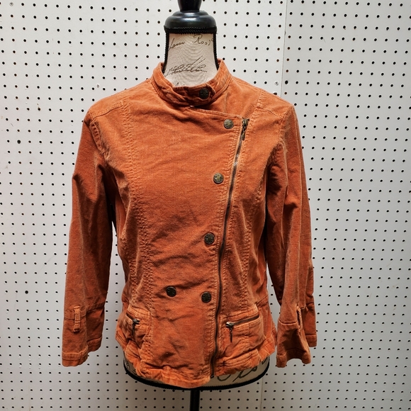 LAL Live A Little Corduroy Moto Jacket XL - Picture 6 of 8